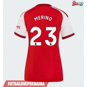 Lacne Ženy Futbalové dres Arsenal Mikel Merino #23 2026-27 Krátky Rukáv - Domáci